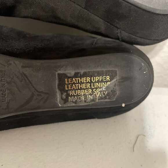 AGL Attilio Giusti Leombruni Ballet Flat Shoes Black/Nero Women’s Sz 6.5 - Picture 12 of 14